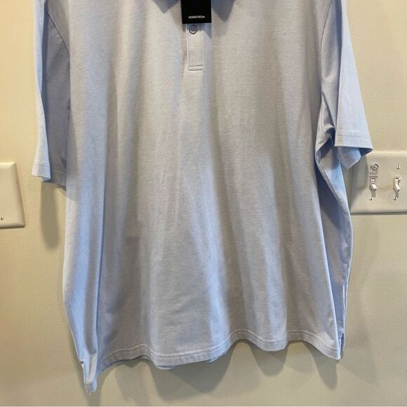 Nordstrom tech smart xxxl polo blue skinny feeder stripe new with tag nwt - Picture 4 of 12
